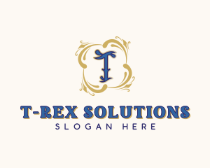 Premium Decorative Letter T logo design