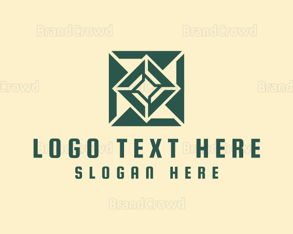 Floor Tile Pattern Logo