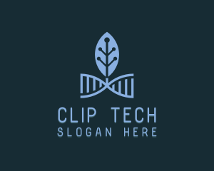 DNA Leaf Tech logo design