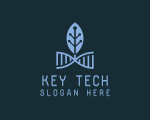 DNA Leaf Tech logo design