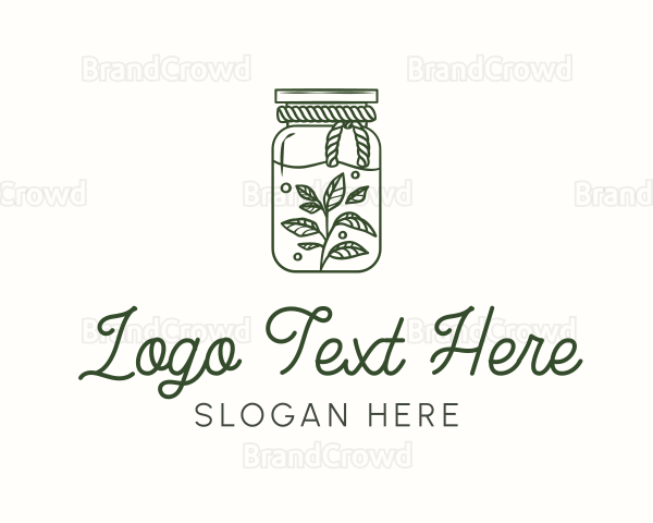 Rustic Plant Jar Logo