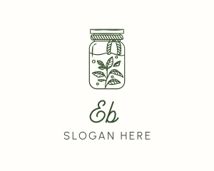 Garden - Rustic Plant Jar logo design