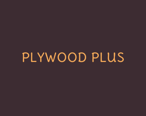 Plywood - Friendly Handwriting Craft logo design