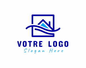 Storehouse - Beach House Wave logo design