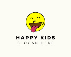 Happy Emoji Coffee  logo design