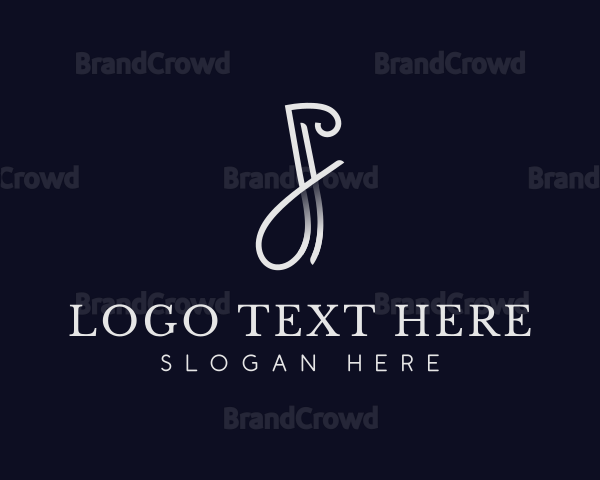 Elegant Gradient Letter J Logo