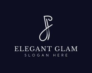 Glamorous - Elegant Gradient Letter J logo design