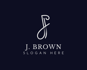Elegant Gradient Letter J logo design