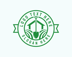 Greenhouse - Greenhouse Garden Shovel logo design