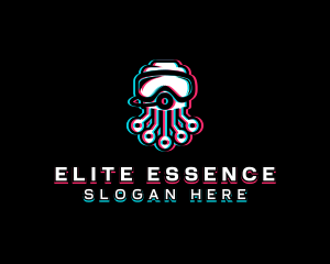 Glitch Octopus Esports Logo
