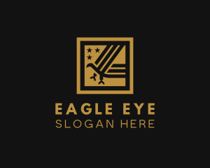 American Eagle Frame logo design