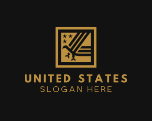 American Eagle Frame logo design