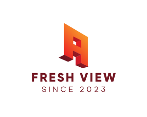 Perspective - Modern Tech 3D Letter A logo design
