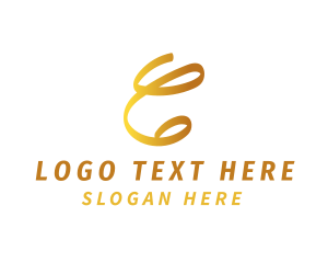 Signature - Elegant Style Letter C logo design