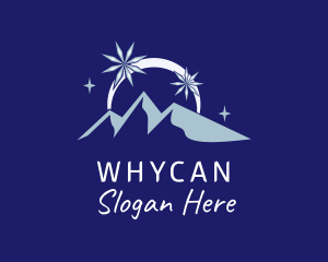 Snowflake Mountain Peak Logo