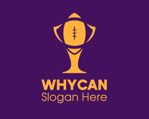 Gold Football Cup Logo