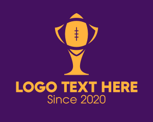 Tourney - Gold Football Cup logo design