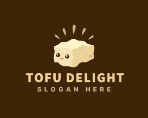 Tofu - Cute Tofu Food logo design