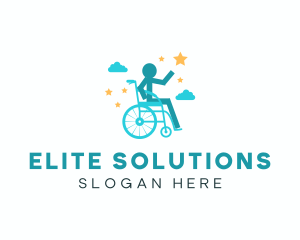 Treatment - Human Wheelchair Seat logo design