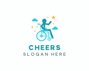 Treatment - Human Wheelchair Seat logo design