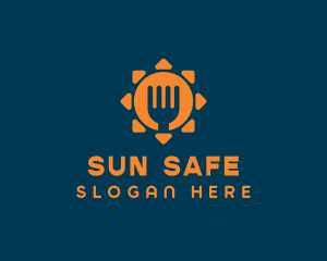 Sun Fork Diner  logo design