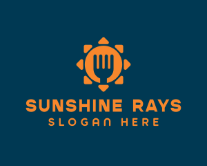 Sun Fork Diner  logo design