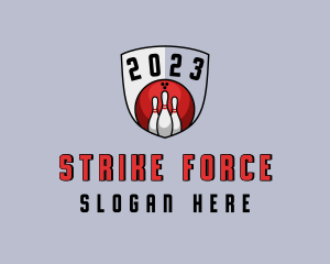 Strike - Bowling Tournament Sport logo design