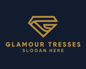 Professional Diamond Letter G logo design