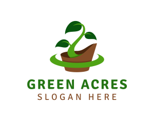 Agricultural Tree Planting logo design