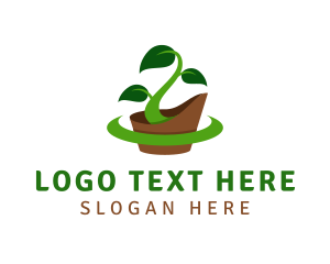 Vegetarian - Agricultural Tree Planting logo design