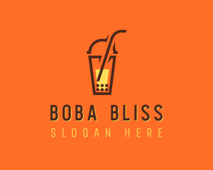 Boba - Modern Boba Cup logo design