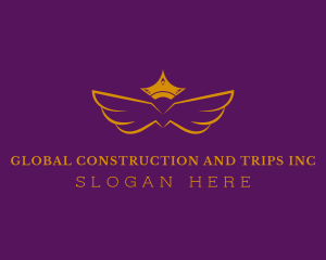 Royalty - Royal Golden Wings logo design