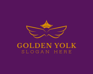 Royal Golden Wings logo design