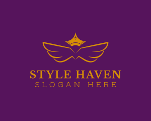 Regal - Royal Golden Wings logo design