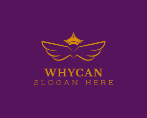 High End - Royal Golden Wings logo design