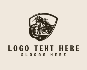 Racing - Motorcycle Biker Crest logo design