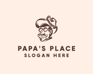 Dad - Cowboy Man Character logo design