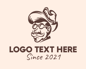 Character - Cowboy Man Character logo design