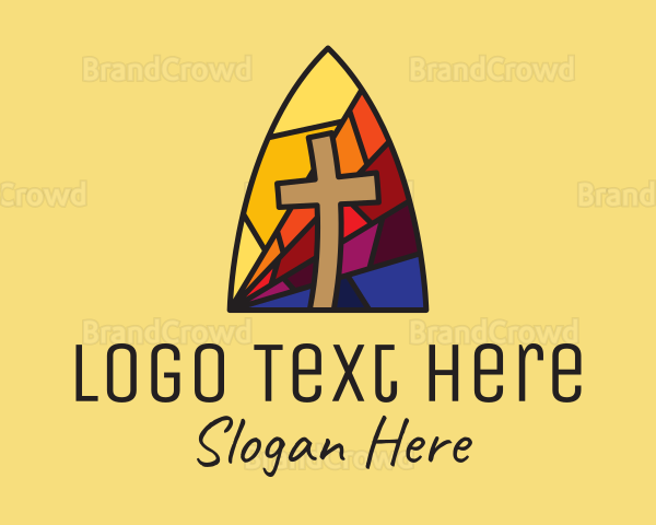 Colorful Church Mosaic Logo