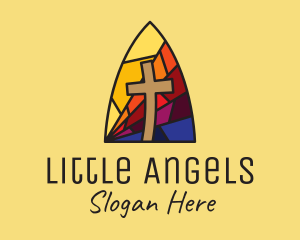 Colorful Church Mosaic  Logo