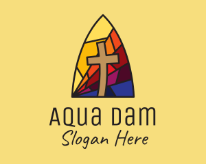 Colorful Church Mosaic  logo design