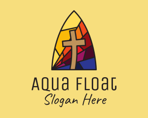 Colorful Church Mosaic  logo design