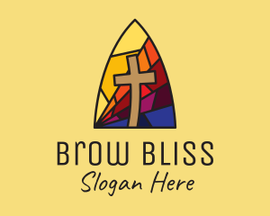 Colorful Church Mosaic  logo design