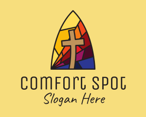 Colorful Church Mosaic  logo design