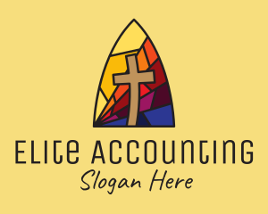 Colorful Church Mosaic  logo design