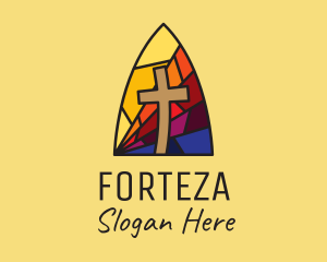 Colorful Church Mosaic  logo design