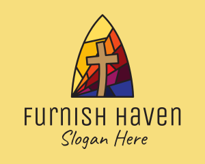 Colorful Church Mosaic  logo design