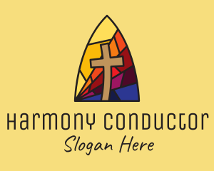 Colorful Church Mosaic  logo design