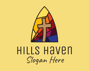 Colorful Church Mosaic  logo design