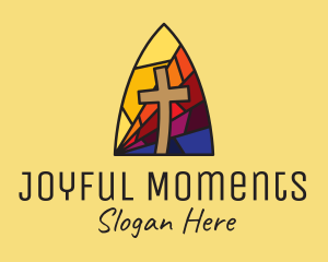 Colorful Church Mosaic  logo design